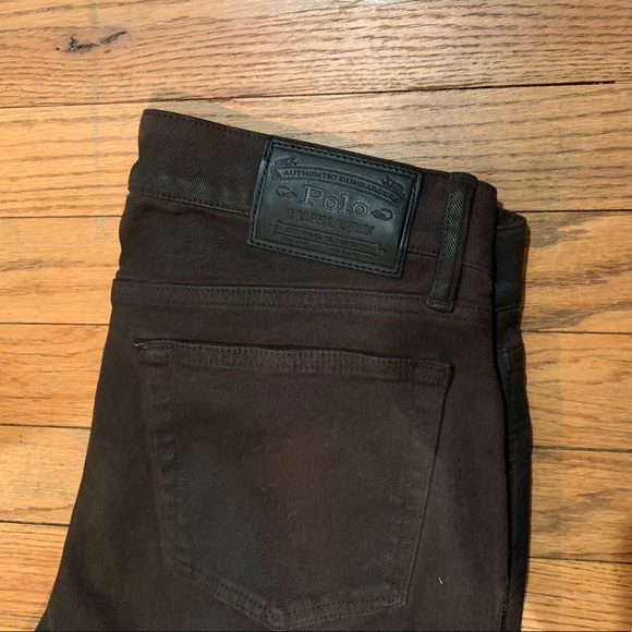 Ralph Lauren Brown Biker Pants - Picture 5 of 9